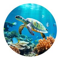 Lampe d'Ambiance Salle Sensorielle Projecteur Rotatif LED Effet Océan pour Enfants Autistes, Jouet Lumineux Interactif pour Aire de Jeux Intérieure