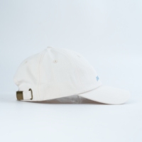 Casquette de baseball non structurée en coton beige avec broderie de petites lettres, logo personnalisé, casquettes pour hommes et femmes