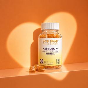 Gomitas con Sabor a Naranja y Vitamina C para Reforzar el Sistema Inmunitario, Sin Gluten, Sin OMG, Textura Suave, Marca Privada, Suplemento OEM - Product Image 1