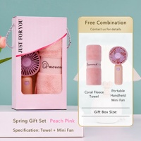 Coffret Cadeau de Serviettes en Polaire Corail de Luxe – Ensemble Cadeau de Serviettes pour Mariage, Souvenir d'Employé, Publicité, Festival