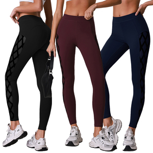 Pantalon de yoga taille haute pour femme, sans ligne gênante, pour la course, le cyclisme, le Pilates, le fitness, legging de sport moulant - Product Image 6