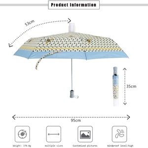 Modern Fully-Automatic Durable Compact <b>Umbrella</b> with Waterproof Plastic Cover for Travel and Business Gifts - Product Image 4