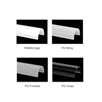 Profilé en aluminium pour éclairage LED, bande LED 1M 2M 3M, boîtier d'extrusion, canal, profilé lumineux en aluminium