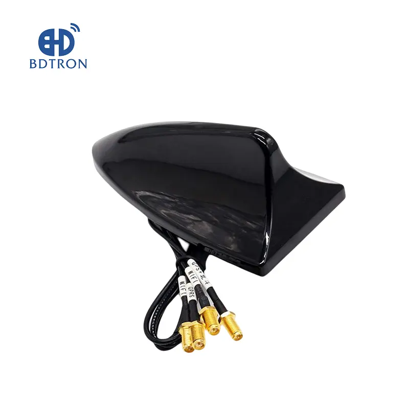 Bdtron antenna FM AM DAB automobilistica di alta qualità per montaggio sul tetto del veicolo antenna decorativa con pinna di squalo