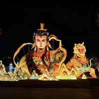 Lampu LED Tahan Air Bentuk Bunga Tema Karnaval Brasil untuk Dekorasi Thanksgiving, Natal, dan Tahun Baru, Cocok untuk Luar Ruangan