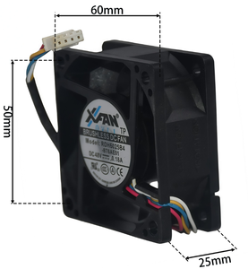 พัดลมระบายความร้อนอินเวอร์เตอร์ <span class=keywords><strong>XFAN</strong></span> QFR0912UHE 48V 0.18A 6025 ของแท้ ผลิตในจีน พัดลมระบายความร้อนสำหรับหม้อน้ำ ขายส่ง - Product Image 3