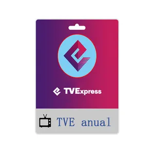 TV Express Recarga Anual Tve Express Yearly Tve Gift Card For Brasil Smart Android Tv Box Portuguese