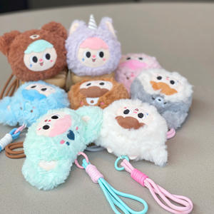 Ruun nouveau dessin animé Fruit Animal Série En Peluche Pendentif mignon mini ours sac décor filles cadeaux mini peluche poupée porte-clés Aveugle Boîte Jouets - Product Image 4