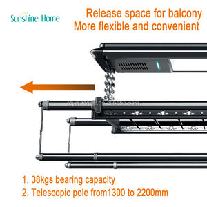 <span class=keywords><strong>Étendoir</strong></span> électrique mural et de plafond avec télécommande en Aluminium, <span class=keywords><strong>étendoir</strong></span> <span class=keywords><strong>à</strong></span> <span class=keywords><strong>linge</strong></span> en acrylique - Product Image 4