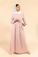 Abaya — vêtements de prière islamique pour femmes, Robe élégante et à manches longues, imprimées avec ceinture, motifs à rayures, Ramadan, arabe, de dubaï, musulmane