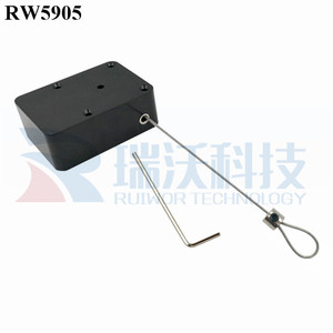RUIWOR RW5905 مكعبة قابل للسحب سحب الحبل وظيفة التوقف اختياري زائد قابل للتعديل حبل حلقة نهاية بواسطة قفل معدني مفتاح ألين - Product Image 3