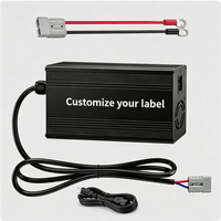 Chargeur intelligent AC-DC 14,6 V pour batterie lithium LiFePO4 12 V 20 A avec indicateur LED Anderson pour batteries à décharge profonde de camping-cars et maisons mobiles