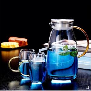 Best Selling Enamel Coffee High Quality Afternoon Teacup Household <b>Kettle</b> <b>Water</b> Cup Glass Teapot Set - Product Image 3