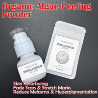 Éponge exfoliante naturelle aux algues et herbes pour la resurfaçage de la peau, élimination des taches d'acné, de pigmentation, des taches brunes et des vergetures