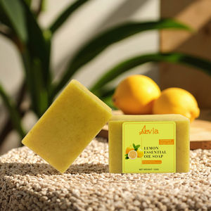 Jabón de Cúrcuma Natural, Limón Vegano, Anti-Acné, Blanqueamiento, Barra Hecha a Mano, Todo Tipo de Piel, Jabón de Belleza, Eliminación de Pecas, Jabón de Ácido Kójico - Product Image 4