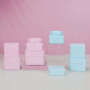 Pot en plastique PP carré noir mat rose vide de 5g, 10g, 20g, 30g, 50g en gros pour vernis à ongles en gel et cosmétiques - Product Image 5