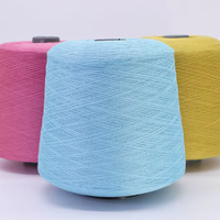 Fil mélangé anti-boulochage 72% Viscose 28% PBT Forme du noyau à haute torsion-Reste et doux