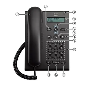 โทรศัพท์ IP รุ่น CP-3905 3900 พร้อมพอร์ต LAN แบบใช้สาย 10/100BASE-T และพอร์ตเชื่อมต่อ PC แบบ Switched - Product Image 3