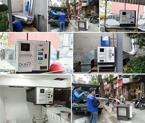 Précipitateur électrostatique Dr.Air KT8000 Purificateur de fumée de cuisine électrostatique Véritable circuit haute tension du Vietnam - Product Image 4