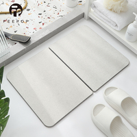 Tapis double pliable en diatomite, écologique, absorbant, séchage rapide, anti-moisissure, doux pour la peau, design moderne et luxueux