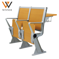 Ensemble de bureau et chaise réglables pour lycéens, structure en bois et métal, taille personnalisée, design moderne