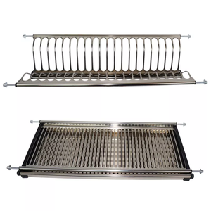 OEM Commercial Kitchen Stainless Steel Dish <b>Rack</b> Modern Style Detachable Dish <b>Drying</b> <b>Rack</b> Drainer Shelf for Cabinet Storage Kitc - Product Image 1