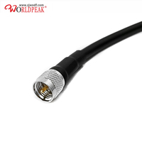 Fabricant Lmr240 Assemblage de câble de raccordement de câble coaxial avec sertissage N mâle à angle droit vers connecteurs MINI Pl259 mâles TNC/BNC/SMA
