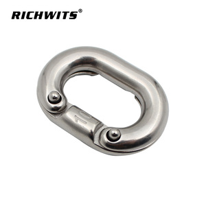 RICHWITS Stainless Steel Chain <b>Clip</b> 8mm Quick Connector For Rope Management - Product Image 5