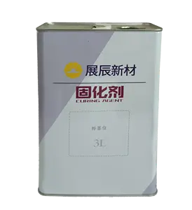 Customizable 3L Rectangular Iron Can Square Cans Empty Tin Cans For Diluter And Curing Agent