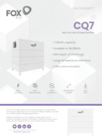 Batterie LiFePO4 haute tension Fox ESS CQ7 14 kWh extensible jusqu'à 98 kWh, système ESS modulaire