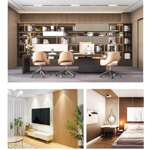 Trung Quốc nhà máy tường trang trí mới nhẹ Ốp chống cháy an toàn eo lớp WPC Tường Nội Thất Bảng điều khiển - Product Image 4