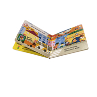 Venta al por mayor de libros de tablero cuadrado serie niños aprendizaje preescolar libro de educación temprana impresión personalizada