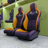 JIABEIR 1039r Station de jeu simulateur de course universelle avec sièges de course réglables