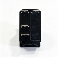 Interrupteur à bascule étanche pour bateau DC12V SPST ON-OFF 4P avec 2 ampoules illuminées pour modification de voiture, bateau ou navire
