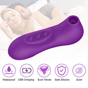 Lectric emale ucker, ilicono ilent ucucker, prueba de agua 10-requrequency lilitoris ucuction y timticulación Vibrator - Product Image 2