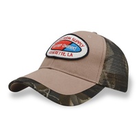 Gorra de camionero de malla de camuflaje de árbol Real para exteriores, deportes de secado rápido con correa para la barbilla, gorras lisas, gorras
