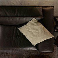 Hochwertige Markenmöbel Echtes Leder Modulares Ecksofa-Set für Villa und Werkstatt Wohnzimmer
