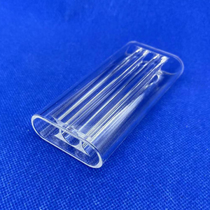 Tubo de Flujo de Cuarzo JGS1 de Triple Orificio de Alta Precisión SiO2 para Máquina de Depilación Láser <span class=keywords><strong>Candela</strong></span> Lumenis OEM - Product Image 3