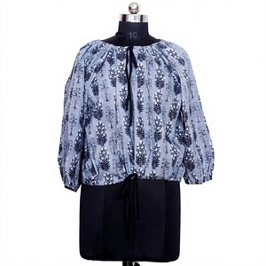 Robe Tunique Élégante Bohème pour Femme, Coupe Moulante, en Dentelle, Longueur Midi, Imprimé Floral Fait Main, 100% Coton Doux, Robe Décontractée d'Été - Product Image 1