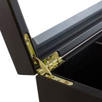 Boîte de rangement en bois de noyer noir pour thé, collection Jeddah KSA, idéale pour les coffrets de thé de qualité supérieure