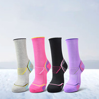 Chaussettes de cyclisme, d'escalade et de ski personnalisées de haute qualité pour hommes et femmes, respirantes, chaudes, à séchage rapide, écologiques, 100% coton