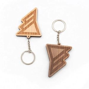 Vente directe d'usine, porte-clés en bois personnalisé avec logo imprimé - Product Image 6