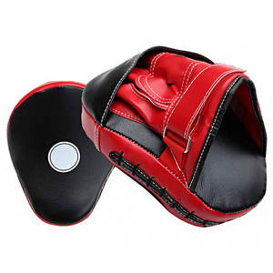 Gants de frappe de kickboxing d'entraînement professionnel de haute qualité pour adultes Coussinets de mise au point en cuir avec logo personnalisé - Product Image 5