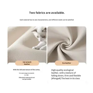 أريكة زرقاء بسيطة حديثة بثلاثة مقاعد وحدات صغيرة من الجلد الطبيعي من الفولاذ المقاوم للصدأ إسفنجة مقطعية - Product Image 3