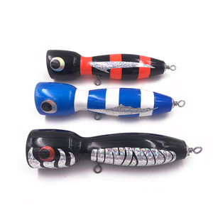 <span class=keywords><strong>Leurre</strong></span> flottant en bois Weiyu 18cm 120g, non peint, pour la pêche en eau salée, type stickbait, pour la pêche à la traîne - Product Image 3