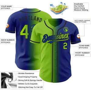 Camiseta de Béisbol con Degradado Personalizada, Uniforme Deportivo Unisex con Botones, Transpirable y Sublimado para Hombre y Mujer - Product Image 2
