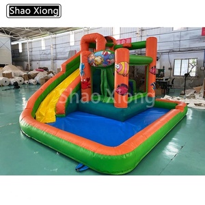 Saut de princesse gonflable pour enfants, château gonflable combiné avec <span class=keywords><strong>piscine</strong></span> - Product Image 2