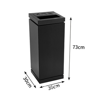 Poubelle en acier inoxydable écologique pour hôtel, commerce, extérieur, zone publique, école, <span class=keywords><strong>restaurant</strong></span>, grande capacité, durable, décoration - Product Image 5