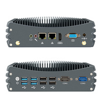 Mini PC Industrial sin Ventilador Intel Core I7 8665U, Doble LAN, 2COM, 8USB, Computadora Integrada para Automatización, Windows 10/11