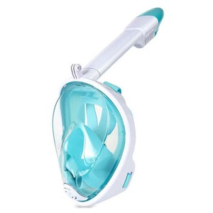 Máscara de Snorkel Completa OEM, Silicona, Seca, para Adultos y Niños, Gafas de Buceo, Azul, Blanco, Rosa, Verde, XS, SM, L, XL - Product Image 3